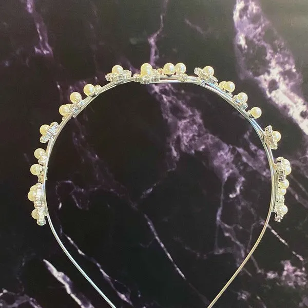 Pearl Flower Headband