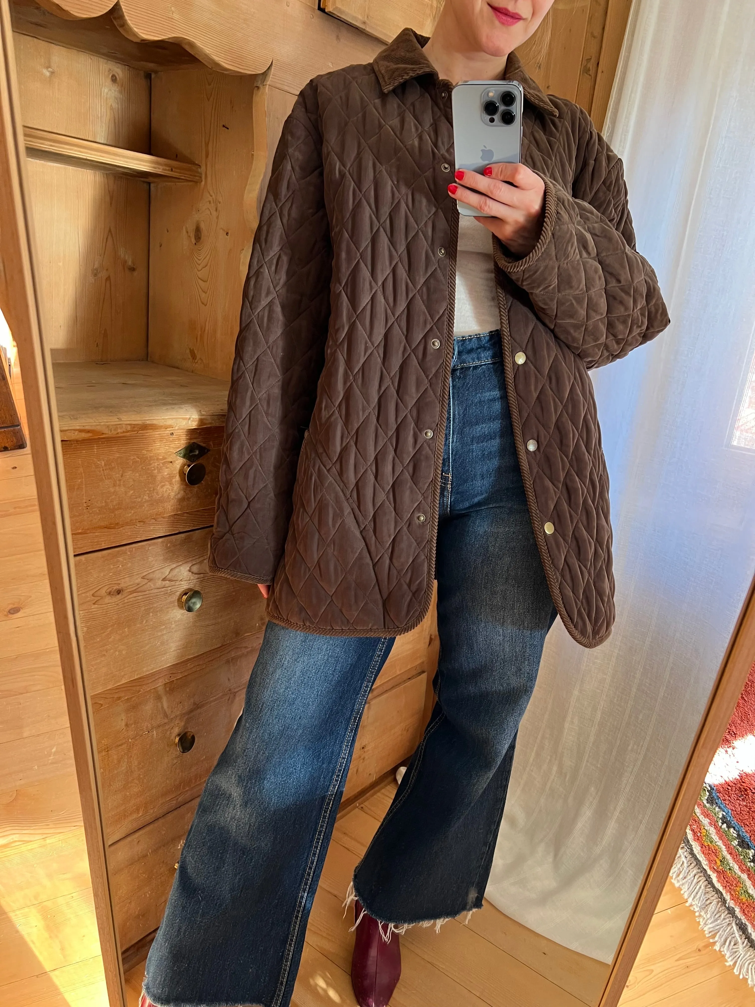 Quilted Vintage Silk Jacket