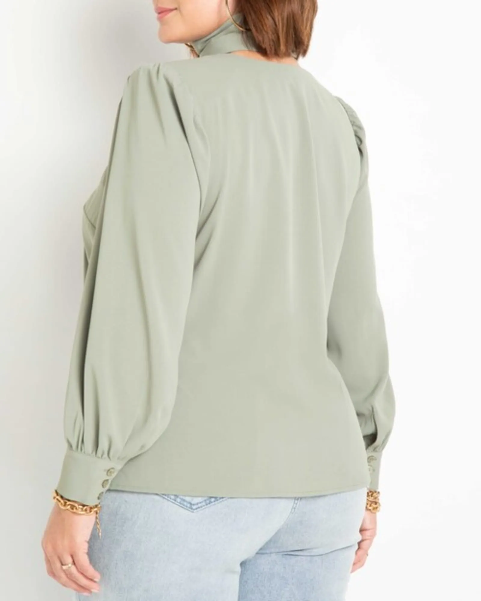 Rory Button Front Blouse | Laurel Wreath