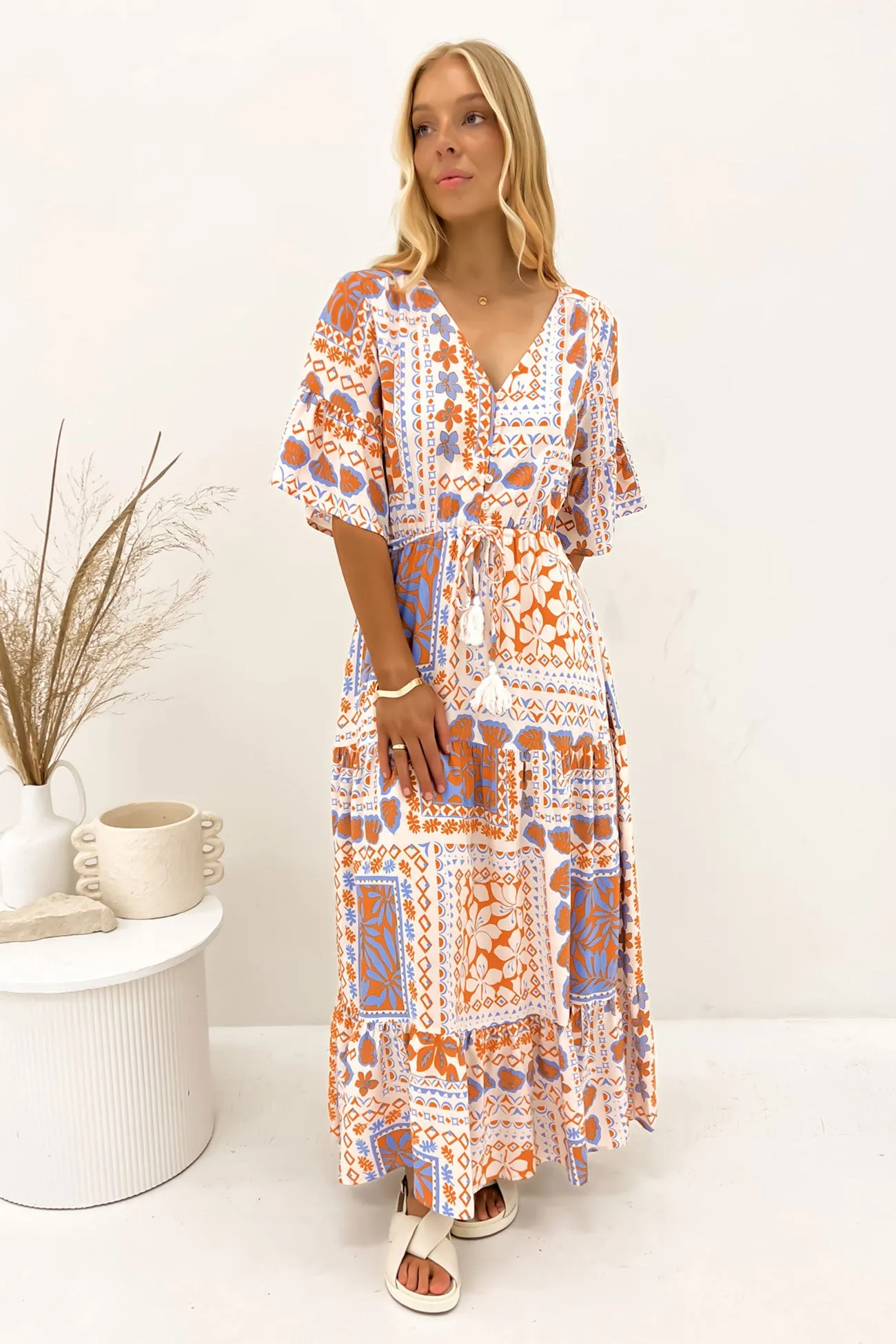 Scarlett Maxi Dress Phoenix Palm