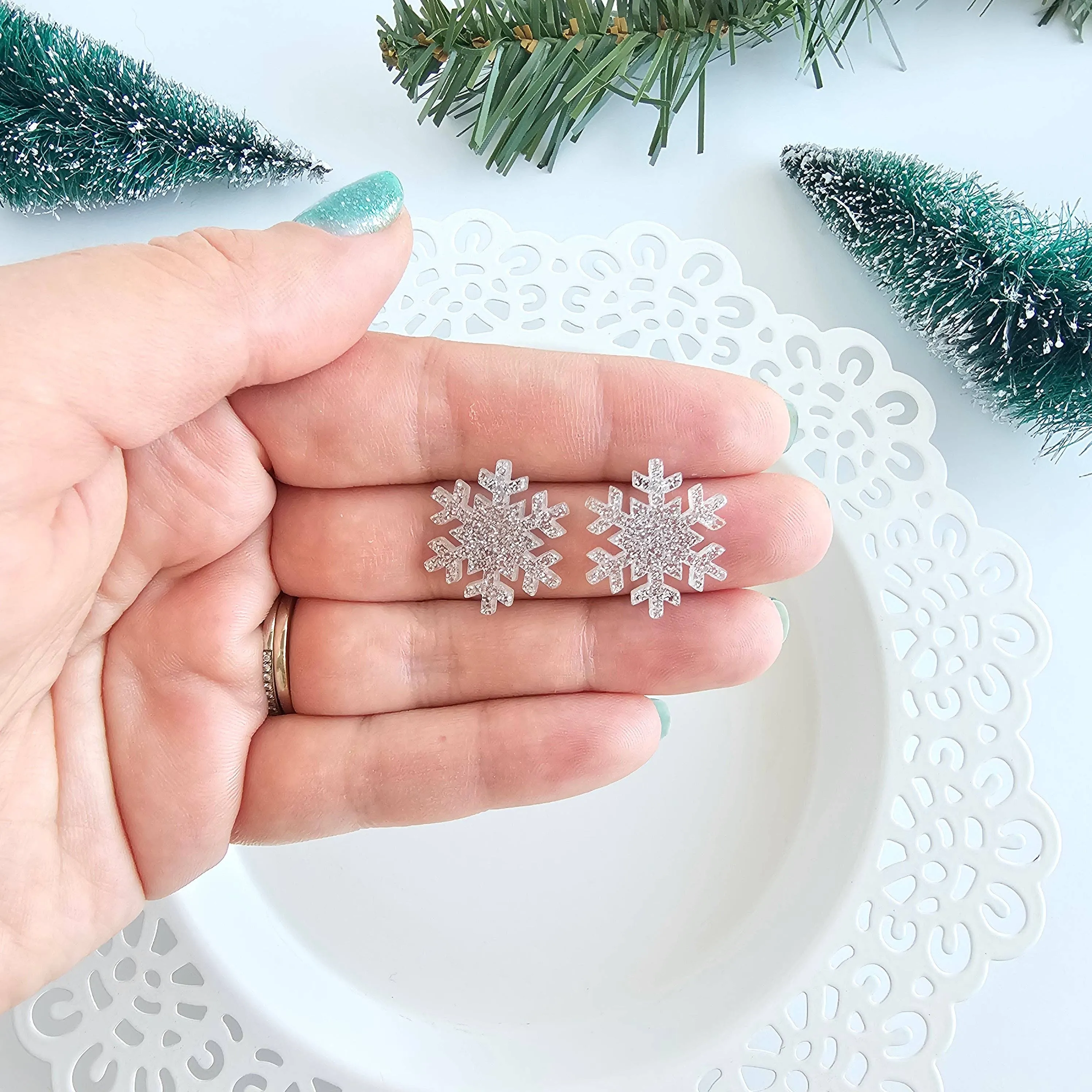 Snowflake Studs