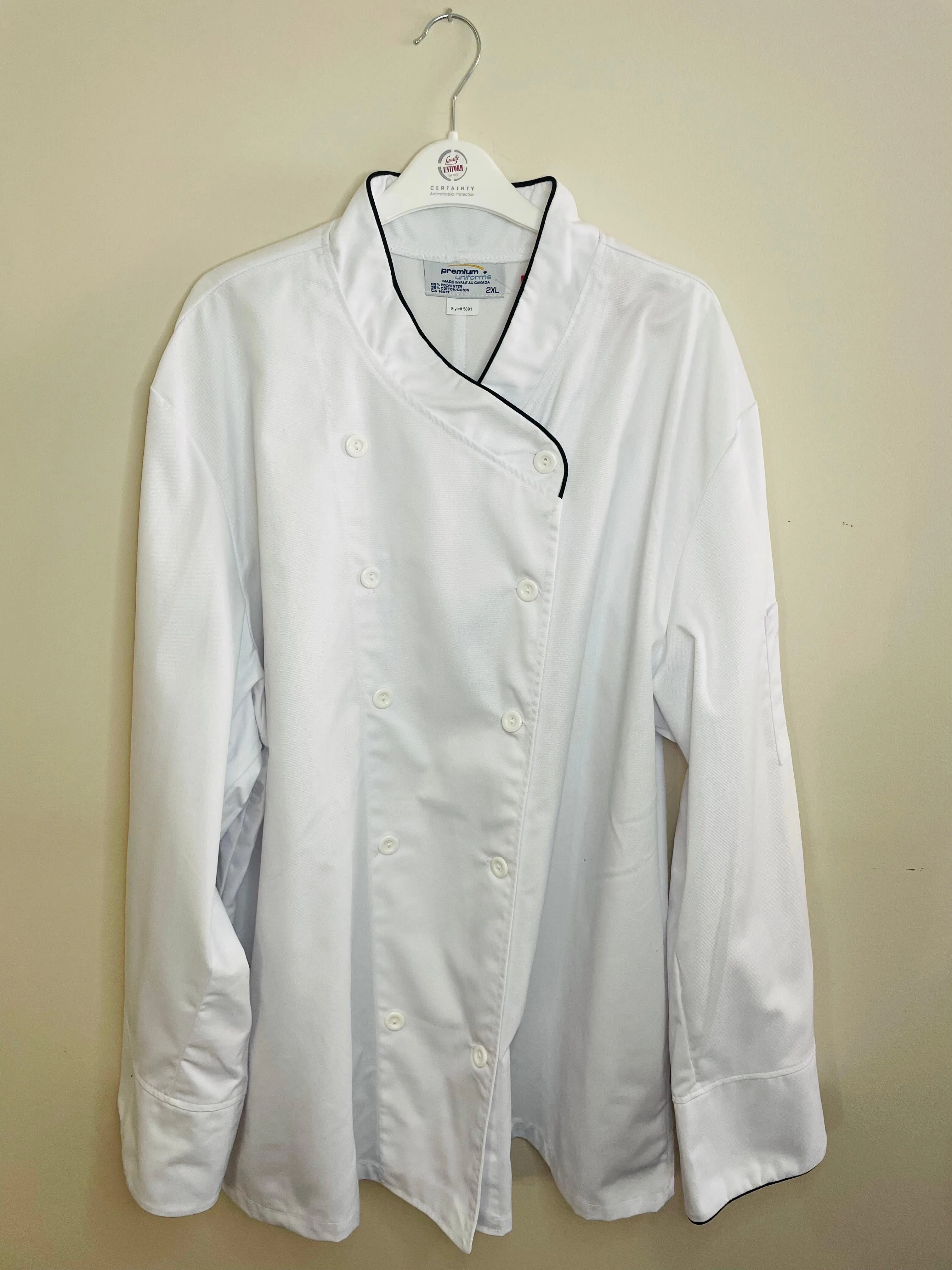 Unisex Chef Coat - Long Sleeve White 5391