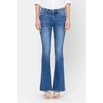 Vervet Mid Rise Flare Jeans