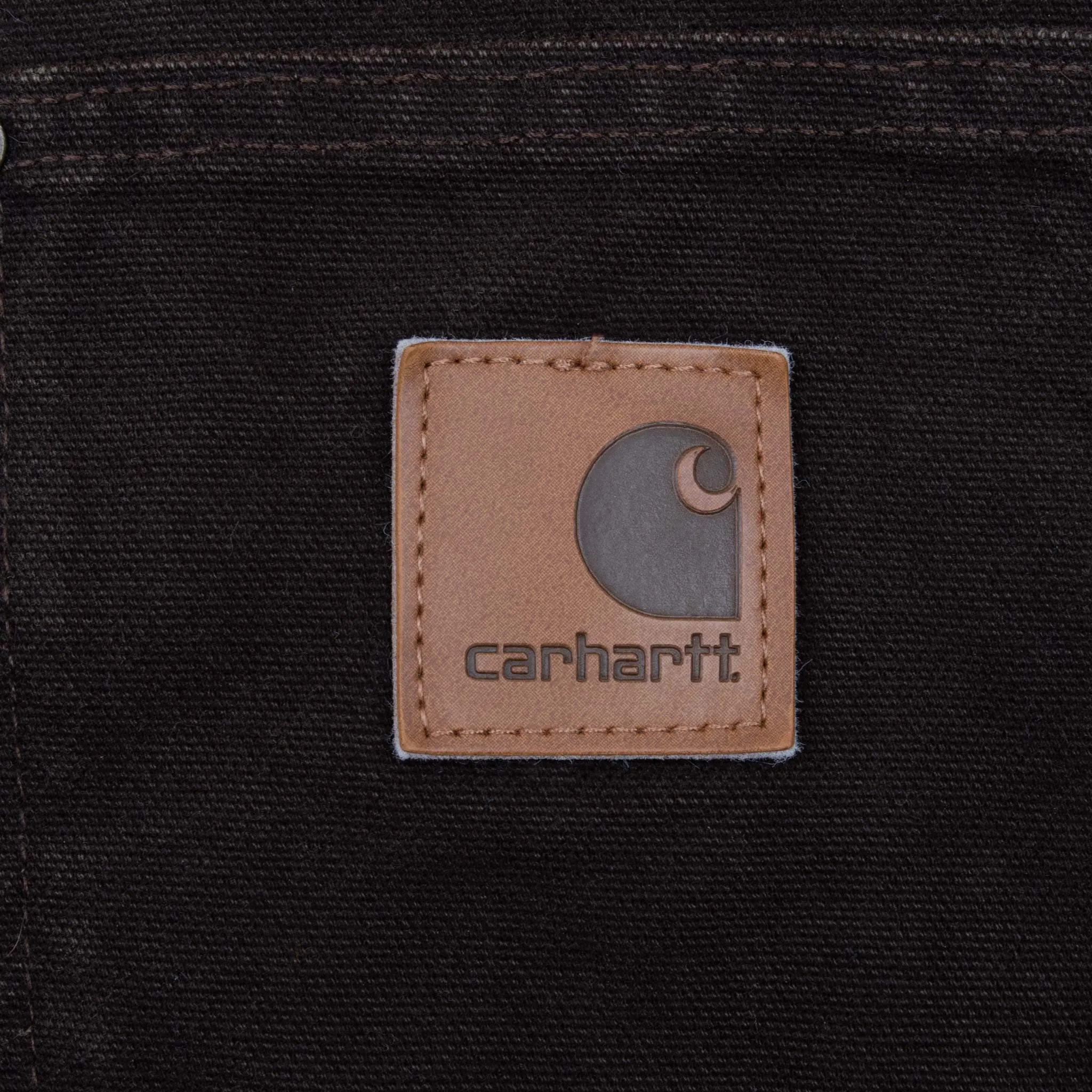 VINTAGE CARHARTT MICHIGAN BLANKET LINED DARK BROWN JACKET C02DKB 2000S SIZE 2XL