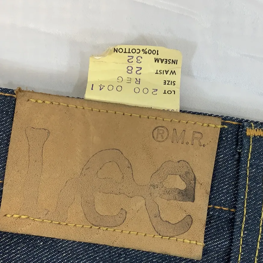 Vintage Lee 14 oz Denim Pants - 28"