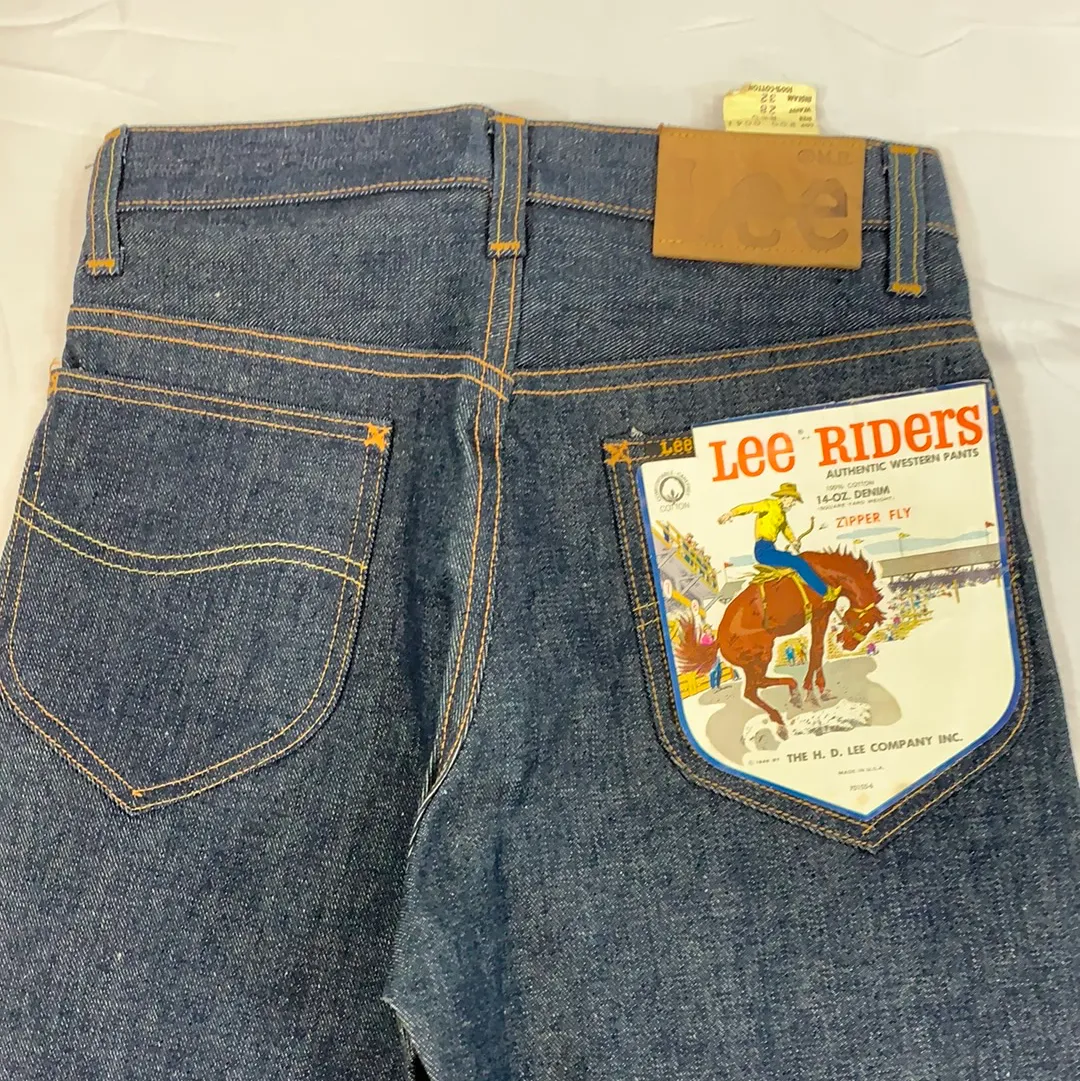 Vintage Lee 14 oz Denim Pants - 28"