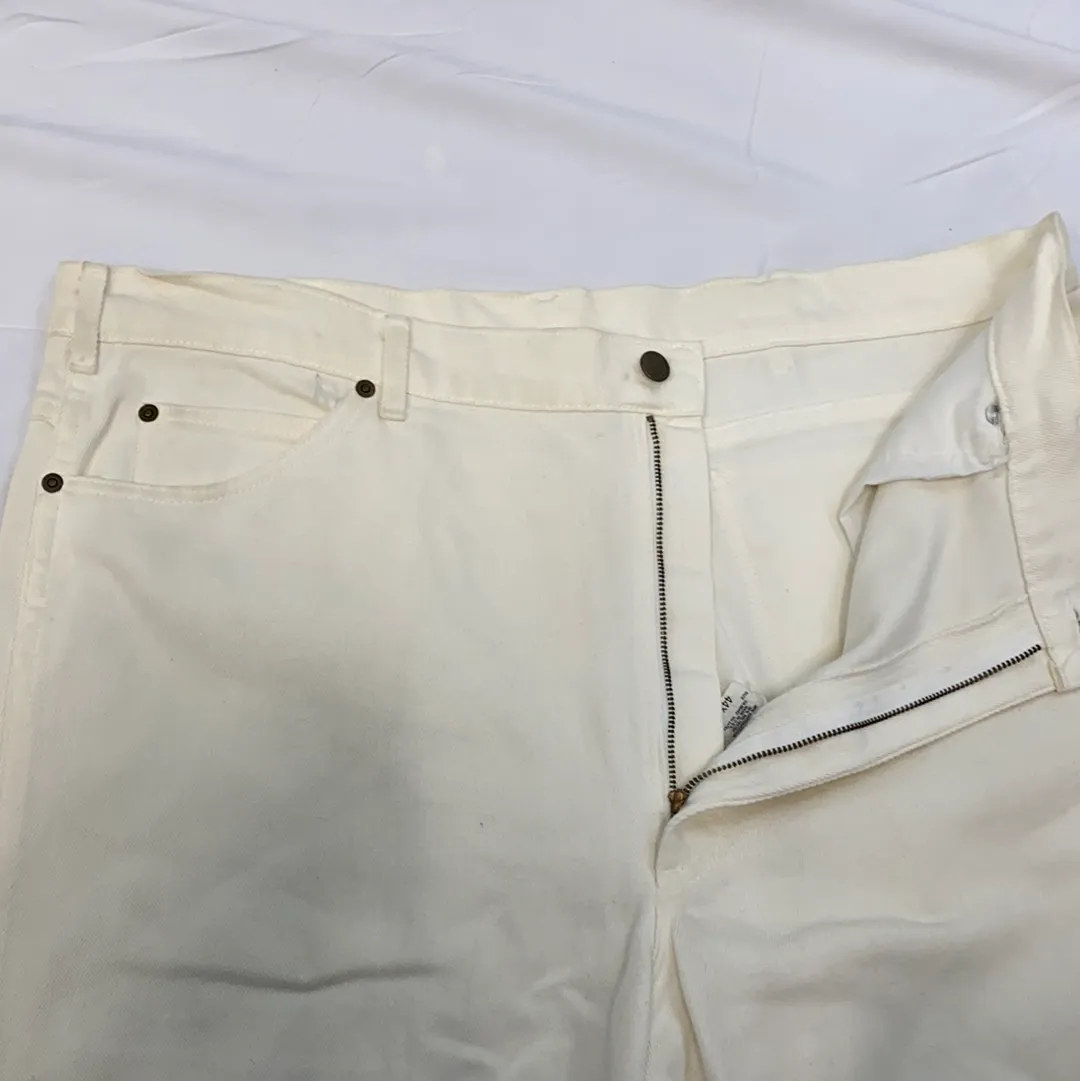 Vintage Lee Cream Denim Pants - W44