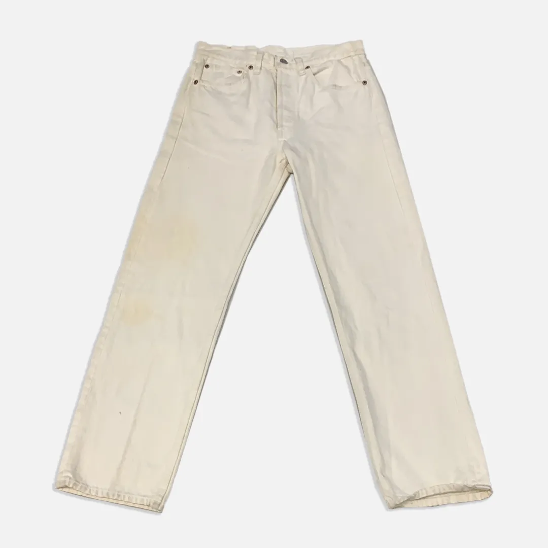 Vintage Levi’s 501 Denim Cream - 31in