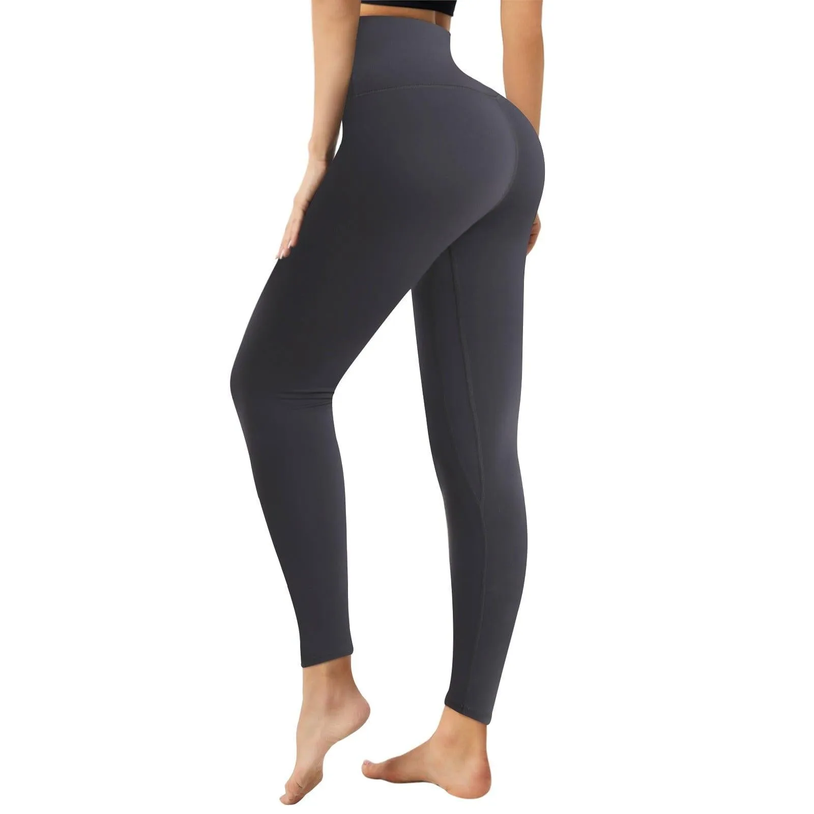 WOMEN'S HIGH WAIST YOGA PANTS WITH POCKET