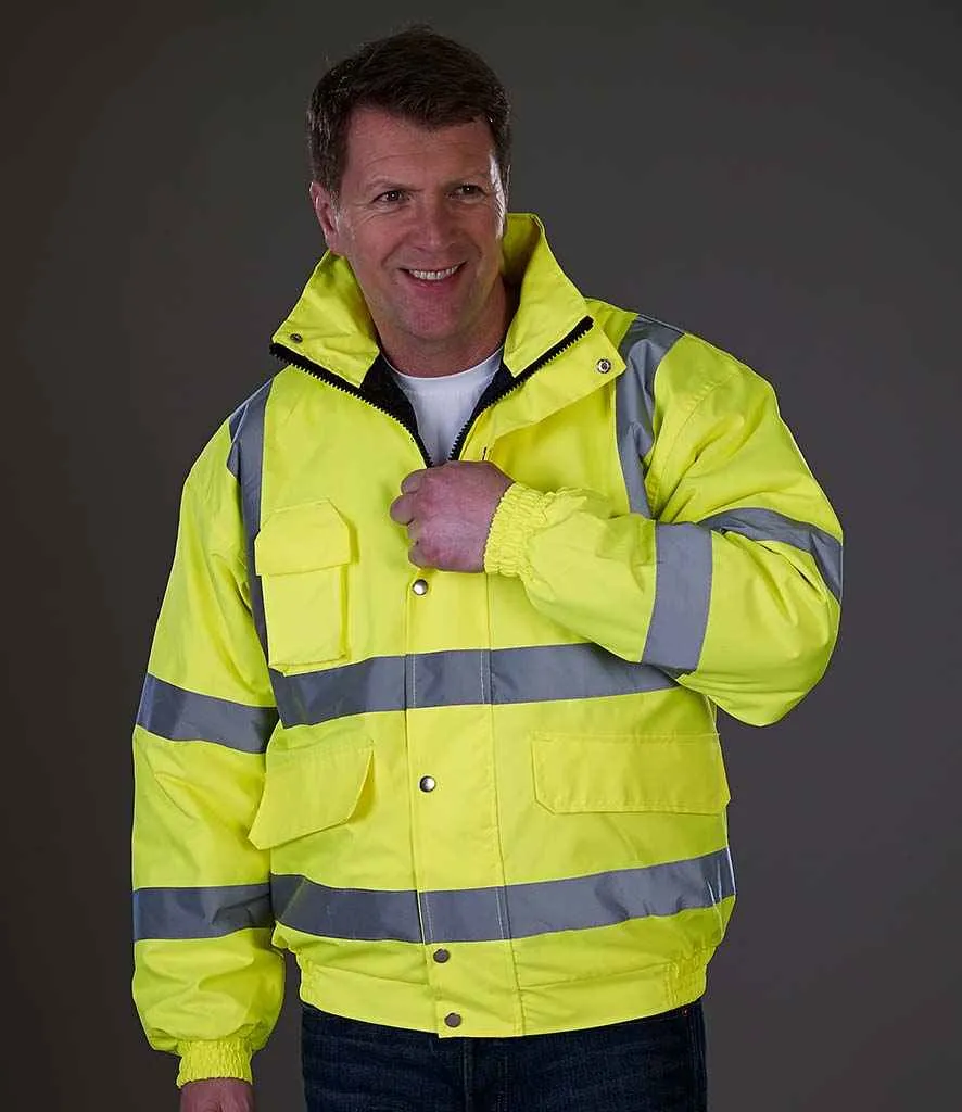 Yoko Hi-Vis Classic Bomber Jacket